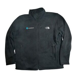 The North Face Jacket Mens Size Extra Large Black Sweater Fleece Full Zip